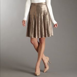 BCBG Max Azria Edna Sequin Pleated Skirt D11